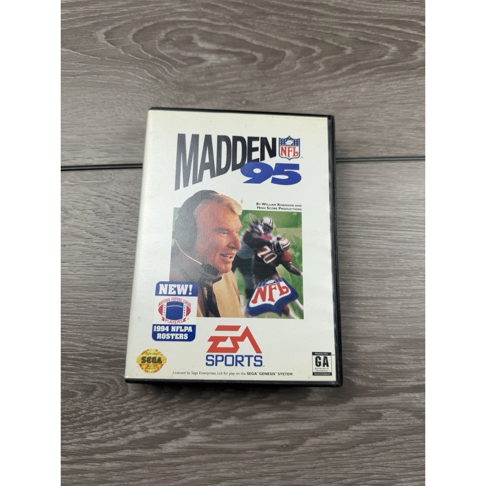 Madden NFL 95 Sega Genesis Complete In Box CIB